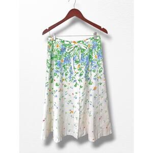 Vintage 1970s Herman Geist Midi Skirt, Size 14